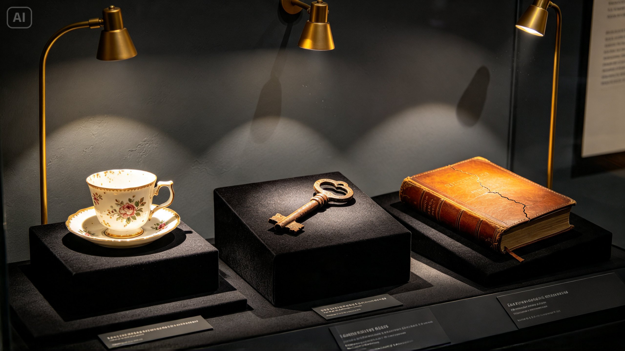 Transform Ordinary Objects into Dramatic Museum-Style Showcase Items